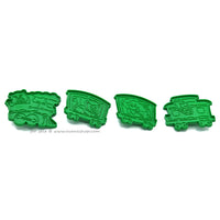 Vintage 1990 Wilton Circus Train Cookie Cutter Set with Original Package