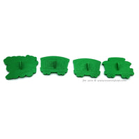Vintage 1990 Wilton Circus Train Cookie Cutter Set with Original Package