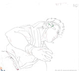 A hand painted animation sketch of Akira from the anime based on the Virtua Fighter arcade game.