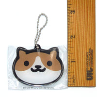 Neko Atsume Mirror Keychain Cocoa Chahachi-san Key Chain Japanese Gashapon NEW