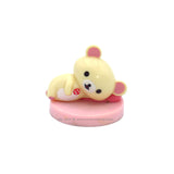 Rilakkuma Korilakkuma Magnetic Desk Accessory Card and Paper Clip Holder Ioten Omake with Bag
