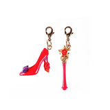 Sailor Moon Sailor Mars Wand and Shoe Kuji Prize Charm Set Official Release NEW