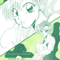 Japanese Doujin Stationery Binsen Sailor Moon Jupiter Mercury Saturn