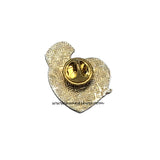 Vintage Sailor Moon Enamel Pin Sailor Mars Single Heart Kanebo Official Japan