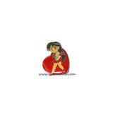 Vintage Sailor Moon Enamel Pin Sailor Mars Single Heart Kanebo Official Japan