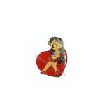 Vintage Sailor Moon Enamel Pin Sailor Mars Single Heart Kanebo Official Japan D