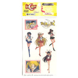 Sailor Moon Temporary Tattoo Sheet New and Sealed Style C Inners Crescent Wand