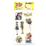 Sailor Moon Temporary Tattoo Sheet New and Sealed Style E Inners Rei Luna Artemis