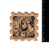 Mashin Hero Wataru 30th Anniversary Cork Coaster Dolk Doruku Unmasked Female