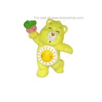 Vintage Care Bears Funshine Bear with Butterfly 80s Toy Kenner