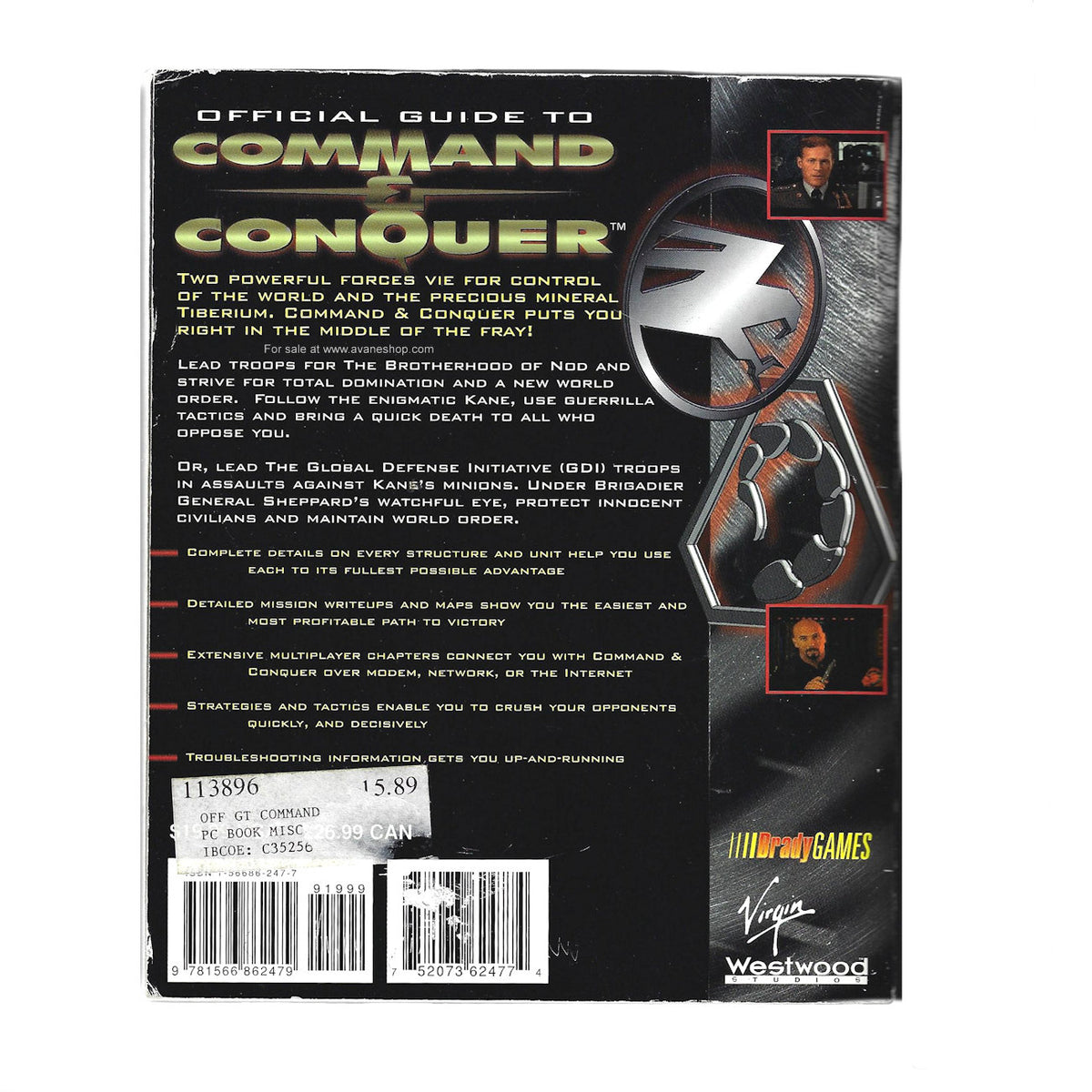 Official Guide to Command & Conquer Strategy Guidefor sale – Avane Shop