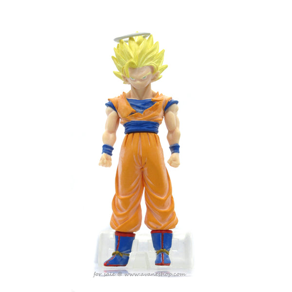 Dragon Ball Z Son Goku SSJ2 Halo Figure Dragonball DBZ Bandai HGIF Gashapon