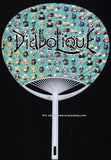 Japanese Hand Fan Diabolique Eroge Game Promo Beautiful Angel and Demon