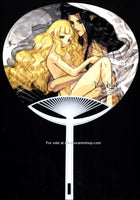 Japanese Hand Fan Diabolique Eroge Game Promo Beautiful Angel and Demon
