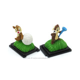 Disney Chip and Dale Golf Figure Set Golf Ball and Golf Tee Japanese Toys