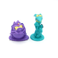 Disney Hercules Pain and Panic Figure Set with Backdrop Toy Vintage 90s Complete
