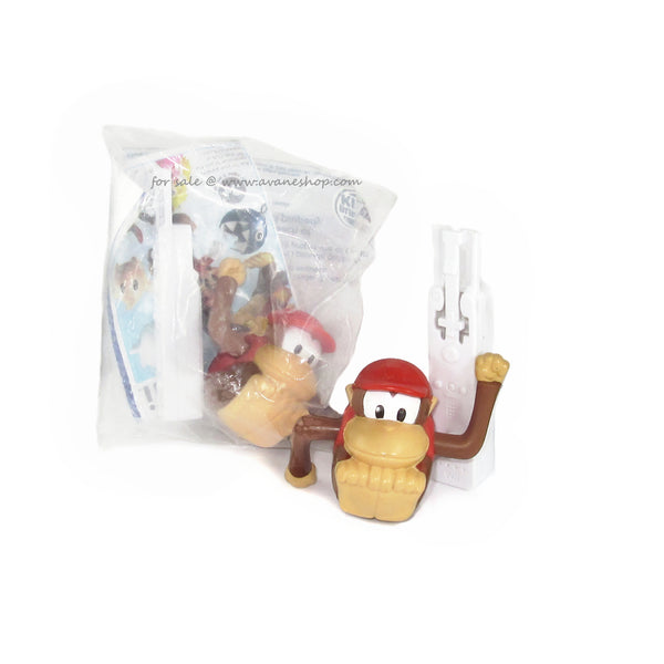 Donkey Kong Diddy Kong Rolling Figure Nintendo Wii Wiimote Toy 2008 New and Sealed