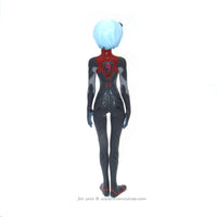 Neon Genesis Evangelion Rei Ayanami in Black Plug Suit Figure Eva Anime
