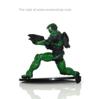 Halo Master Chief Small Figure Microsoft 2008 XBOX Green Spartan