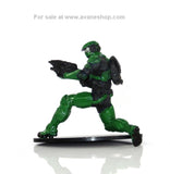 Halo Master Chief Small Figure Microsoft 2008 XBOX Green Spartan