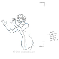 Jem Animation Cartoon Cel Sketch Drawing Jerrica Cleaning Outfit Jem and The Holograms