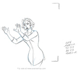 Jem Animation Cartoon Cel Sketch Drawing Jerrica Cleaning Outfit Jem and The Holograms