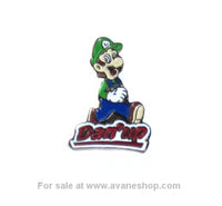 Official Nintendo Enamel Promo Pin Luigi Danup 90s European Import