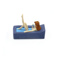 Japanese Lupin III Mini Figure Fujiko in Bathtub with Bag Lupin the 3rd Omake