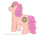 My Little Pony Cel Patch Hand Painted Cartoon Animation Cel Pony Tales P2