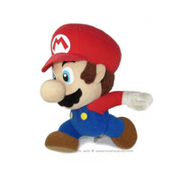 Super Mario Brothers Plush Doll Mario Running Arms Out Popco Toy 2008