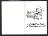 Mario Brothers Vintage Birthday Card with Envelope 80s Chef Mario