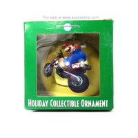 Official Mario Kart Wii Christmas Ornament Gold Bulb 2008 In Original Box