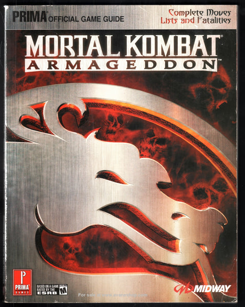 Mortal Kombat Armageddon Guide Official XBOX PS2 Strategy Guide