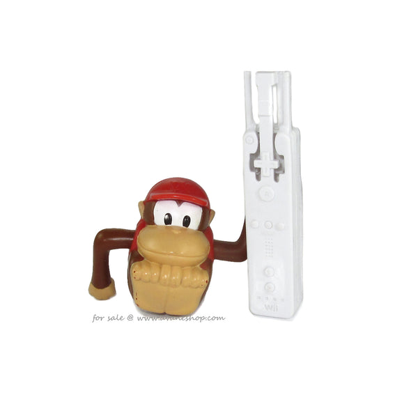Donkey Kong Diddy Kong Rolling Figure Nintendo Wii Wiimote Toy 2008 Loose