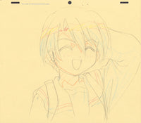 Japanese Anime Cel Pita Ten Sketch Set Katoru Anime Sketch Set Douga Genga 17 sheets