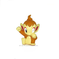 Official Nintendo Pokemon Kids Chimchar Figure Toy Bandai Finger Puppet