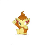 Official Nintendo Pokemon Kids Chimchar Figure Toy Bandai Finger Puppet