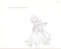 Rozen Maiden Anime Cel Sketch Shinku Animation Sketch Douga