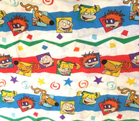 Nickelodeon Rugrats Sheet Chuckie Tommy Angelica Spike 1997