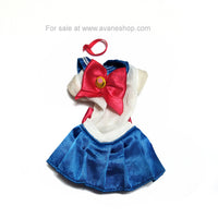 Sailor Moon Doll Irwin Pretty Face 11.5 inch Sailormoon Doll Fuku Dress and Choker Outfit