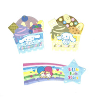 Official Sanrio Cinnamoroll and Little Twin Stars Individual Stationery Sheets 3 piece set 00s