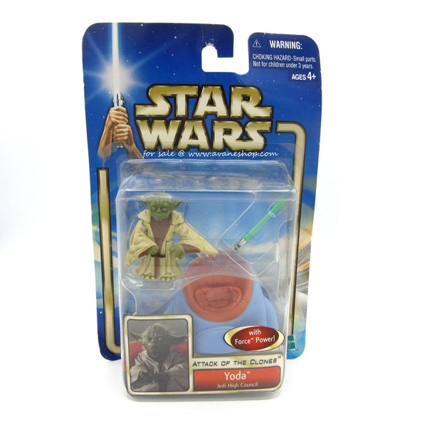 Star Wars Yoda Figure Jedi High Council Force Action Hasbro New on Card