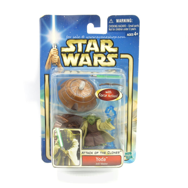 Star Wars Yoda Figure Force Action Jedi Master New on Card