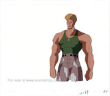 Street Fighter Guile Anime Cartoon Animation Production Cel A2