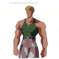 Street Fighter Guile Anime Cartoon Animation Production Cel A2