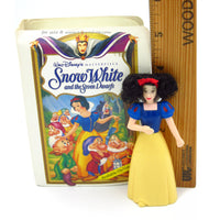 Disney Snow White Figure With Video Tape Style Case 90s Toy VHS