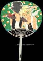 Omake Japanese Hand Fan Doujin Comiket Angel Wing Devil Wing Uchiwa 90s