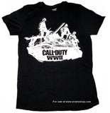 Call of Duty WWII Shirt Large Loot Adult L Black Tee