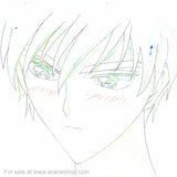 Cardcaptor Sakura Anime Cel Douga Sketch Blushing Touya ep. 27