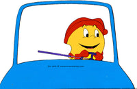 Pac Man Cartoon Holiday Special Cel Christmas Comes to Pacland Pacman Animation Cel
